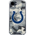 NFL Indianapolis Colts Camo iPhone 16e Clear Case