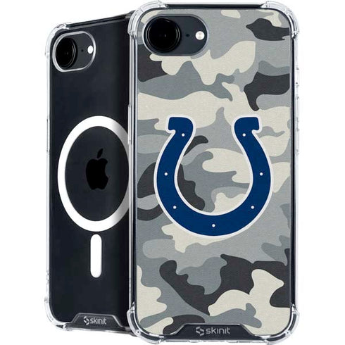 NFL Indianapolis Colts Camo iPhone 16e MagSafe Case