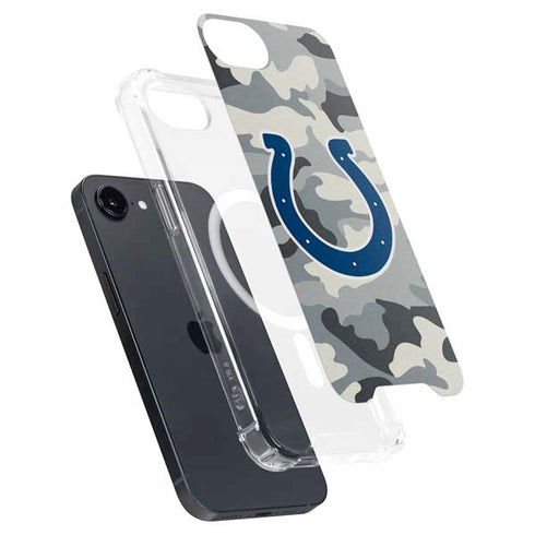 NFL Indianapolis Colts Camo iPhone 16e MagSafe Case