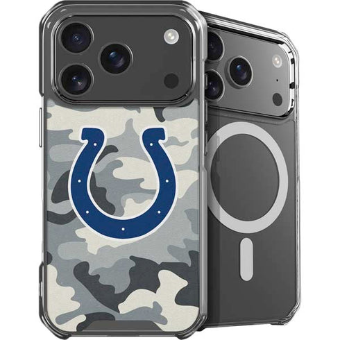 NFL Indianapolis Colts Camo iPhone 18 Pro MagSafe Case