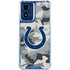 NFL Indianapolis Colts Camo Moto G 5G (2024) Clear Case