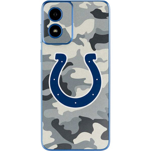 NFL Indianapolis Colts Camo Moto G Play 4G (2024) Skin