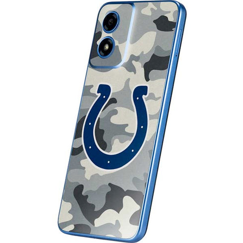 NFL Indianapolis Colts Camo Moto G Play 4G (2024) Skin