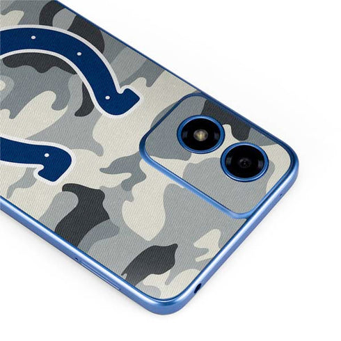 NFL Indianapolis Colts Camo Moto G Play 4G (2024) Skin