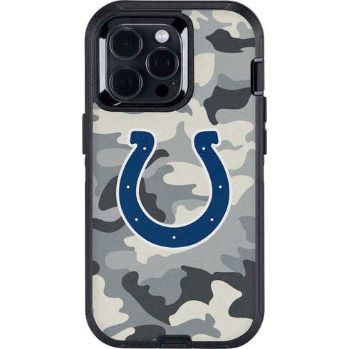 NFL Indianapolis Colts Camo Otterbox Defender iPhone Skin