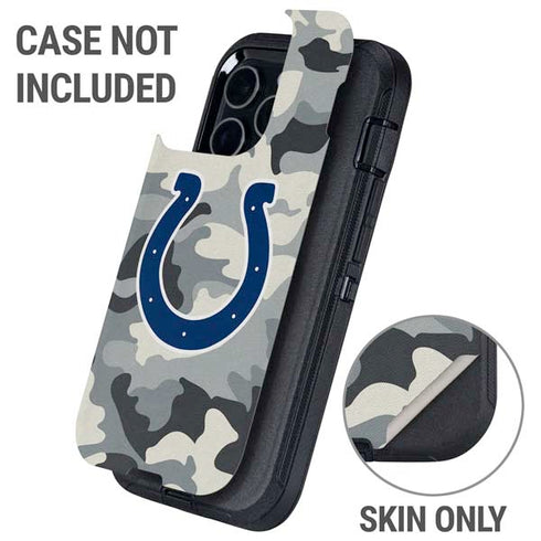 NFL Indianapolis Colts Camo Otterbox Defender iPhone Skin