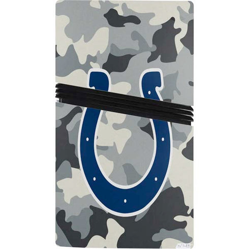 NFL Indianapolis Colts Camo PS5 Pro Bundle Skin