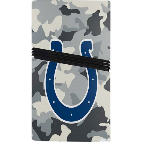 NFL Indianapolis Colts Camo PS5 Pro Console Skin