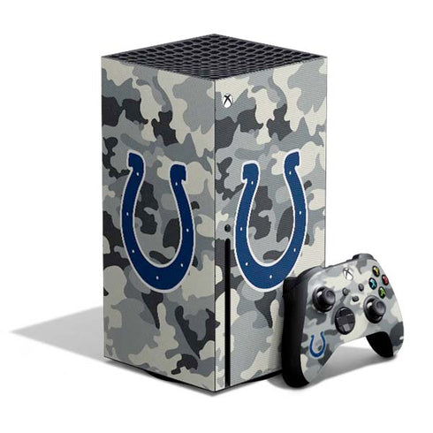 NFL Indianapolis Colts Camo Xbox Series X Skins