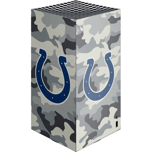 NFL Indianapolis Colts Camo XBox Series X Digital Edition Console Skin