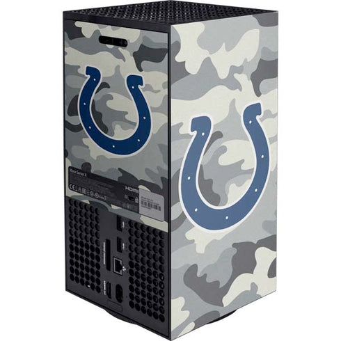 NFL Indianapolis Colts Camo XBox Series X Digital Edition Console Skin