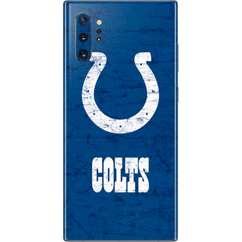 NFL Indianapolis Colts Distressed Galaxy Note 10 Plus Skin