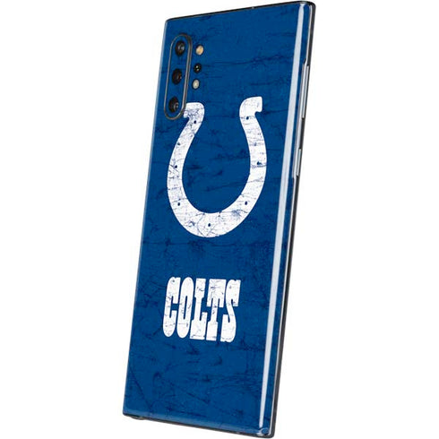 NFL Indianapolis Colts Distressed Galaxy Note 10 Plus Skin