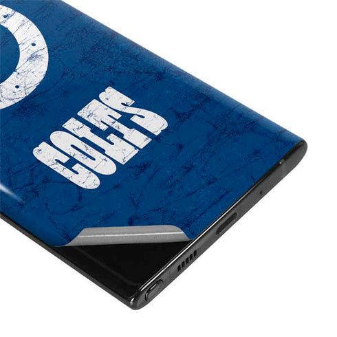 NFL Indianapolis Colts Distressed Galaxy Note 10 Plus Skin