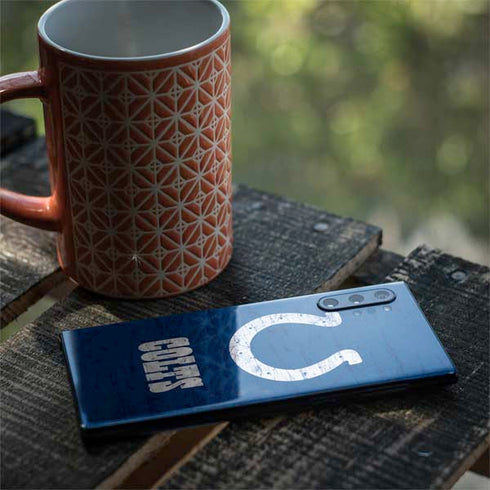 NFL Indianapolis Colts Distressed Galaxy Note 10 Plus Skin