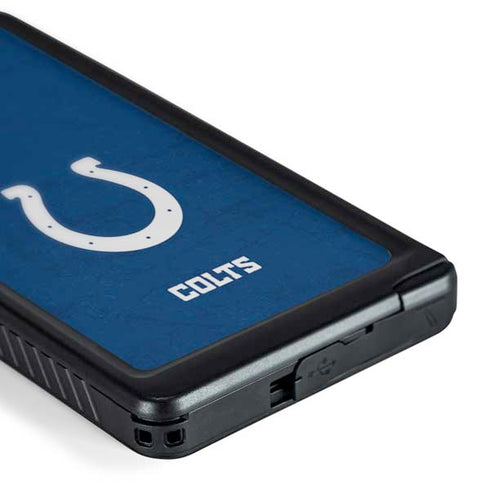 NFL Indianapolis Colts Distressed Galaxy S24 Ultra Waterproof Case