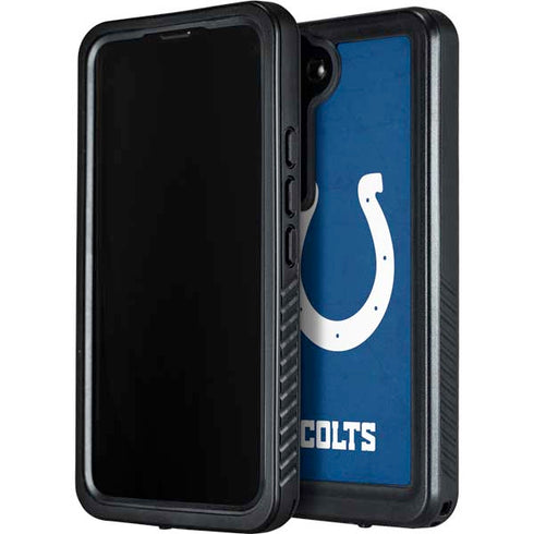 NFL Indianapolis Colts Distressed Galaxy S24 Waterproof Case