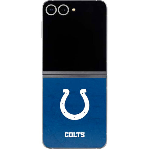 NFL Indianapolis Colts Distressed Galaxy Z Flip6 Skin