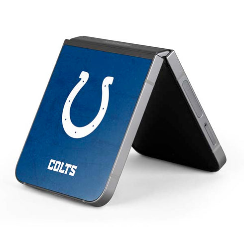 NFL Indianapolis Colts Distressed Galaxy Z Flip6 Skin