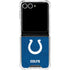 NFL Indianapolis Colts Distressed Galaxy Z Flip7 Clear Case