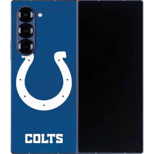 NFL Indianapolis Colts Distressed Galaxy Z Fold6 Skin