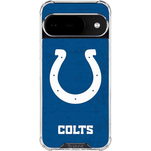 NFL Indianapolis Colts Distressed Google Pixel 10 Clear Case