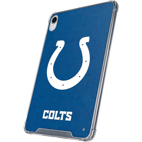 NFL Indianapolis Colts Distressed iPad 11th Gen (2025) Clear Case