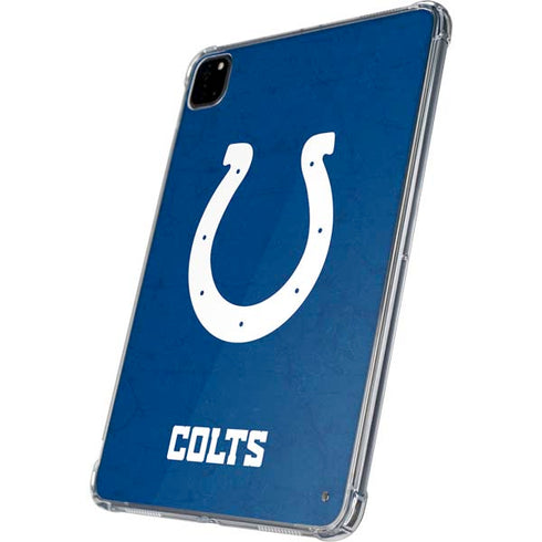 NFL Indianapolis Colts Distressed iPad Pro 11in (2024) Clear Case
