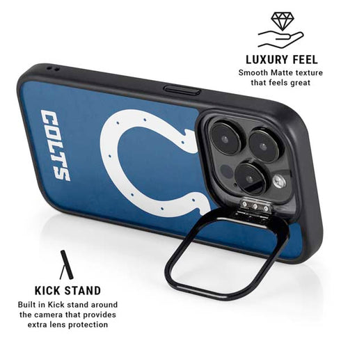 NFL Indianapolis Colts Distressed iPhone 15 Pro Max Kickstand Case