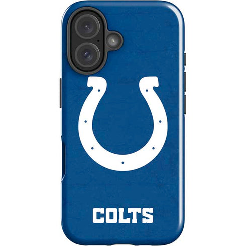 NFL Indianapolis Colts Distressed iPhone 16 Impact Case