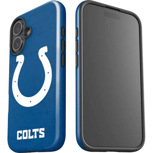 NFL Indianapolis Colts Distressed iPhone 16 Impact Case