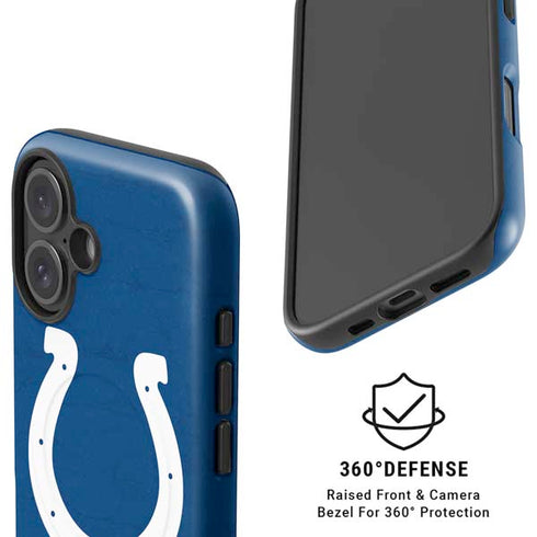 NFL Indianapolis Colts Distressed iPhone 16 Magsafe Impact Case