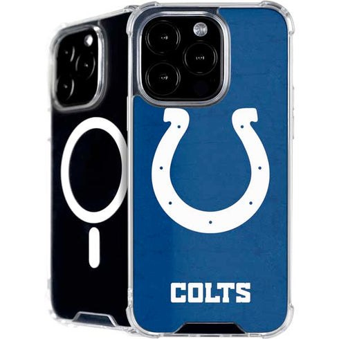 NFL Indianapolis Colts Distressed iPhone 16 Pro Max MagSafe Case