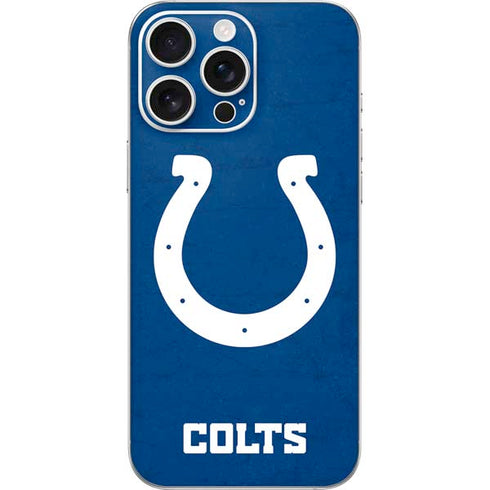 NFL Indianapolis Colts Distressed iPhone 16 Pro Max Skin
