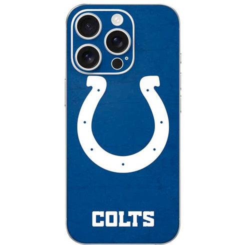 NFL Indianapolis Colts Distressed iPhone 16 Pro Skin