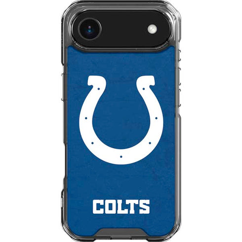 NFL Indianapolis Colts Distressed iPhone 17 Air Clear Case