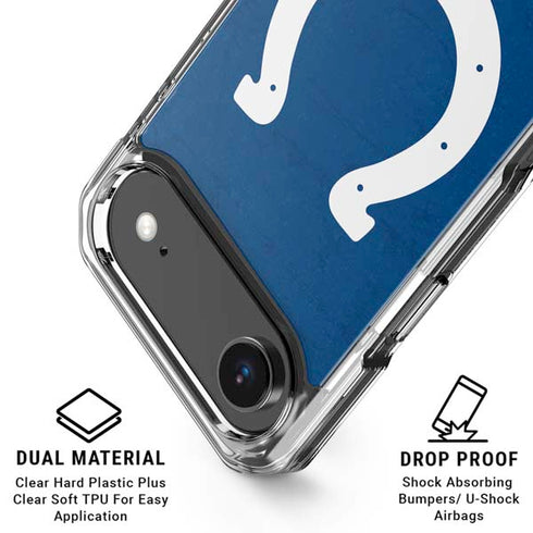NFL Indianapolis Colts Distressed iPhone 17 Air Clear Case