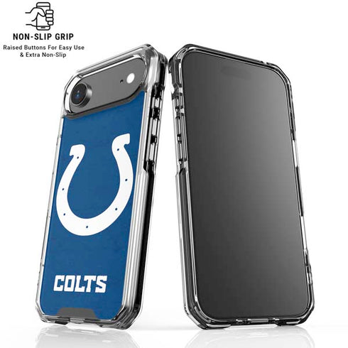 NFL Indianapolis Colts Distressed iPhone 17 Air Clear Case