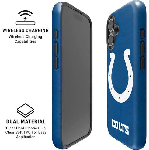NFL Indianapolis Colts Distressed iPhone 17 Magsafe Impact Case