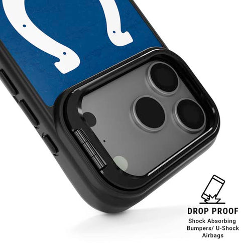 NFL Indianapolis Colts Distressed iPhone 17 Pro Kickstand Case