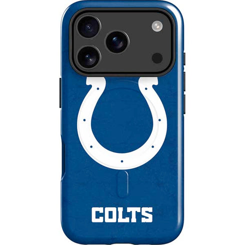NFL Indianapolis Colts Distressed iPhone 17 Pro Magsafe Impact Case