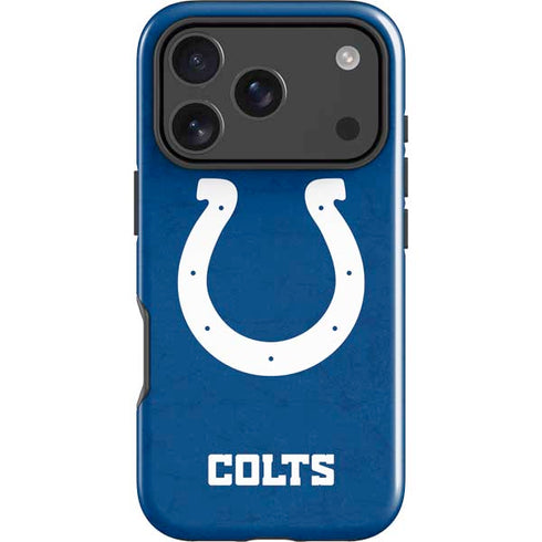NFL Indianapolis Colts Distressed iPhone 17 Pro Max Impact Case