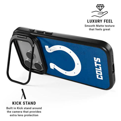 NFL Indianapolis Colts Distressed iPhone 17 Pro Max Kickstand Case