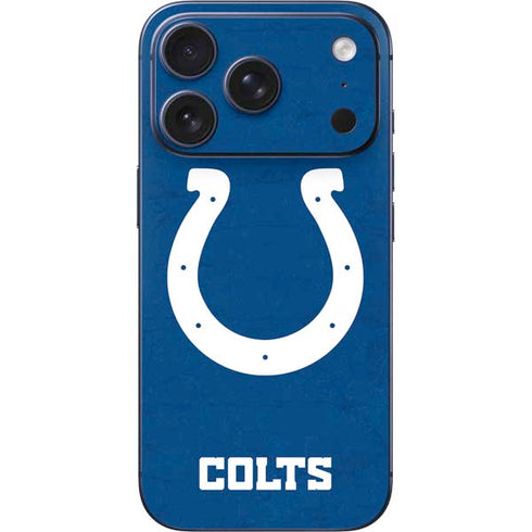 NFL Indianapolis Colts Distressed iPhone 17 Pro Skin