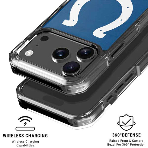 NFL Indianapolis Colts Distressed iPhone 18 Pro Clear Case