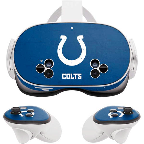 NFL Indianapolis Colts Distressed Meta Quest 3S Skin