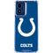 NFL Indianapolis Colts Distressed Moto G 5G (2024) Clear Case