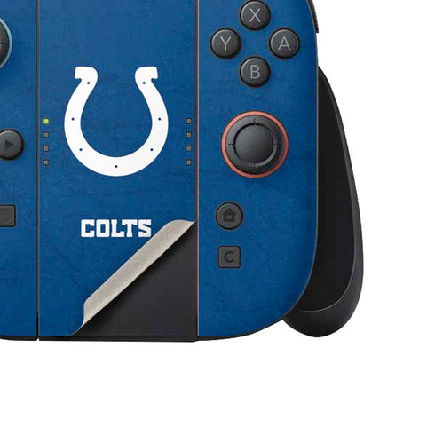 NFL Indianapolis Colts Distressed Nintendo Switch 2 (2025) Joy-Con Controller Skin