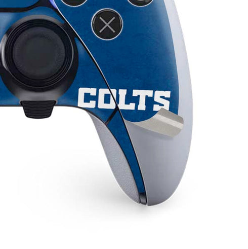 NFL Indianapolis Colts Distressed PS5 DualSense Edge Pro Controller Skin