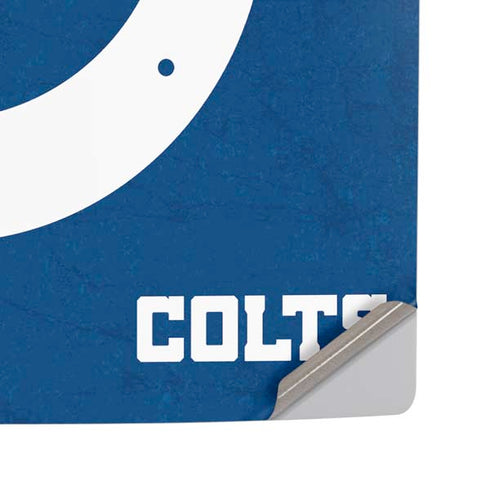 NFL Indianapolis Colts Distressed PS5 Pro Disk Console Skin